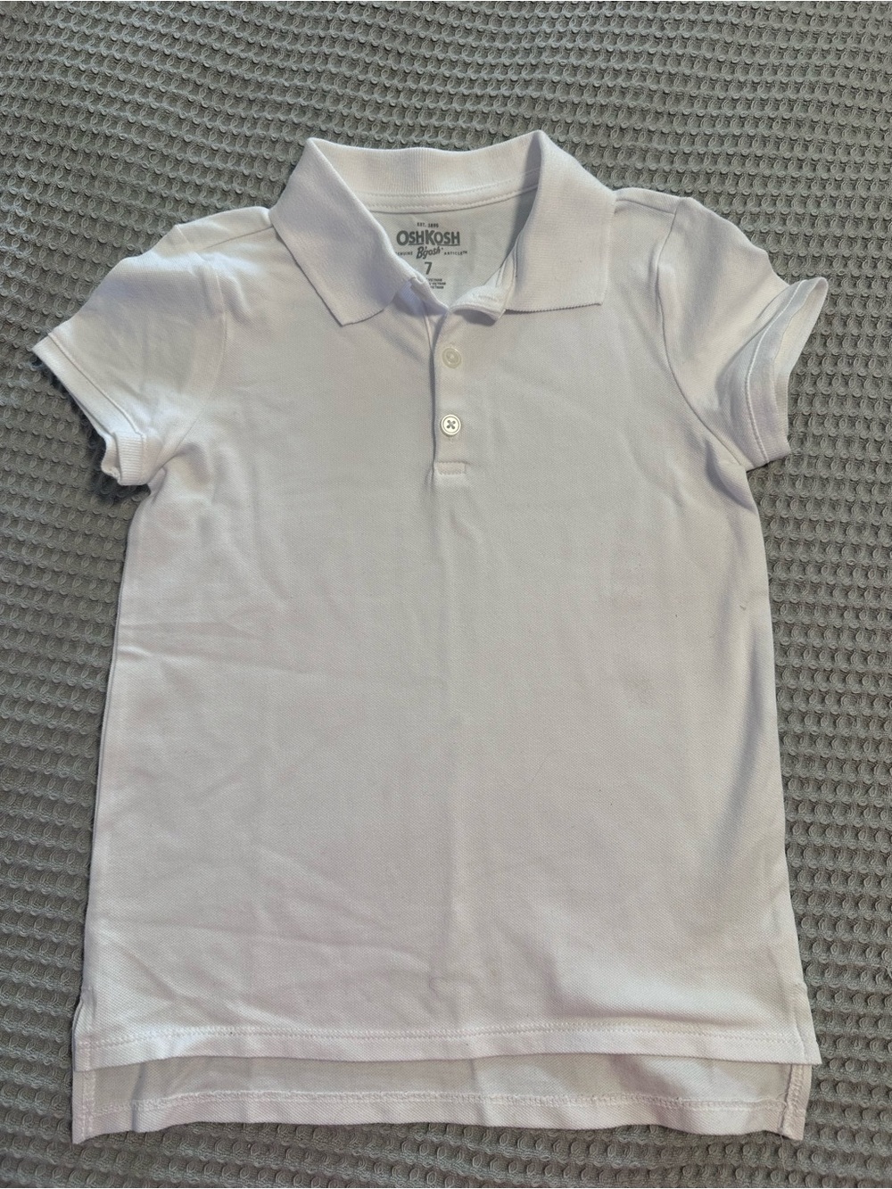 OshKosh B'gosh White Polo Shirt